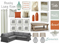 Orange And Grey Living Room Decor