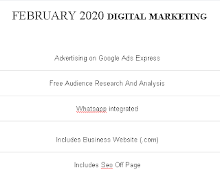 DIGITAL MARKETING - FEBRUARY 2020 DIGITAL MARKETING - FEBRUARY 2020