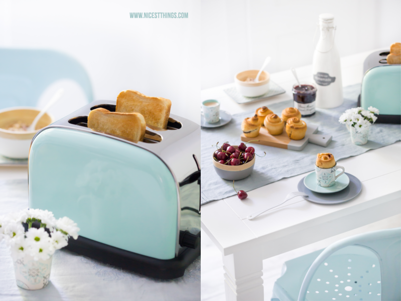 Retro Vintage Toaster Türkis Hellblau