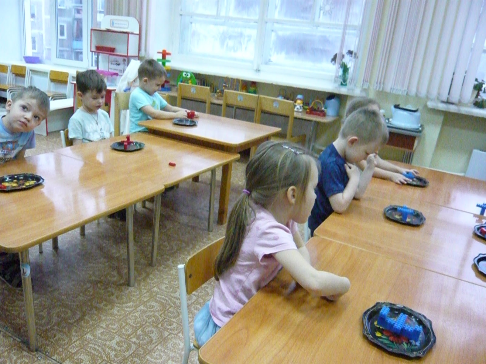 Открытое занятие в средней группе