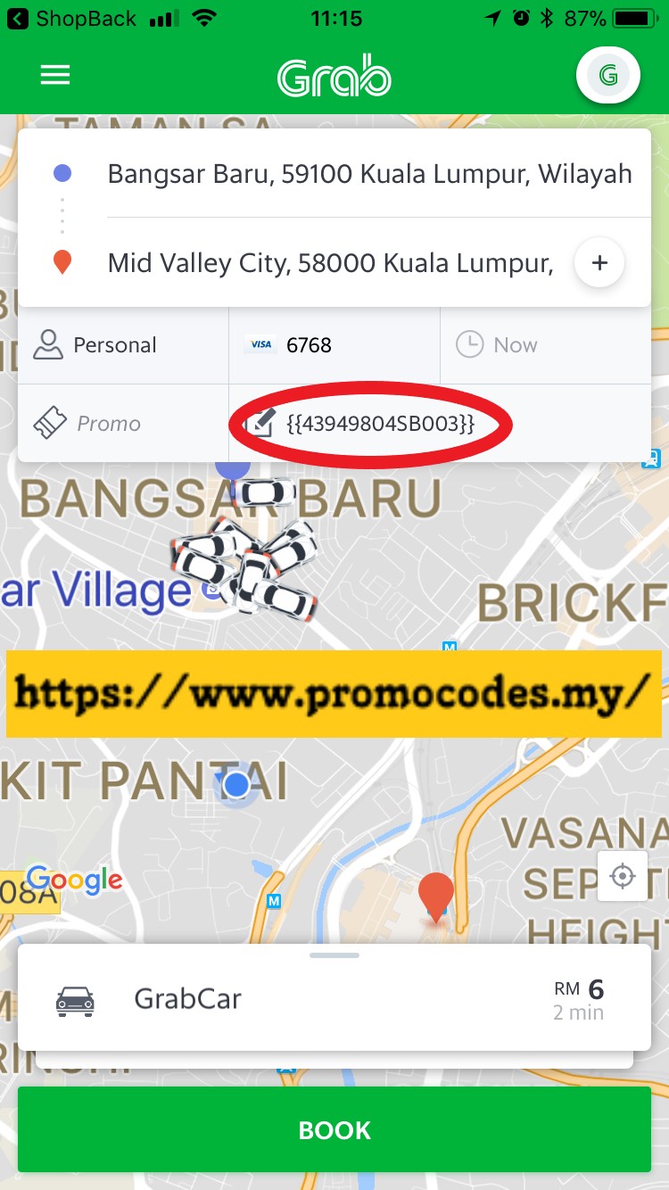 Grab car promo code 2021