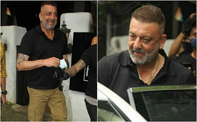 sanjay dutt returns home after beating cancer sanjay dutt returns home after beating cancer