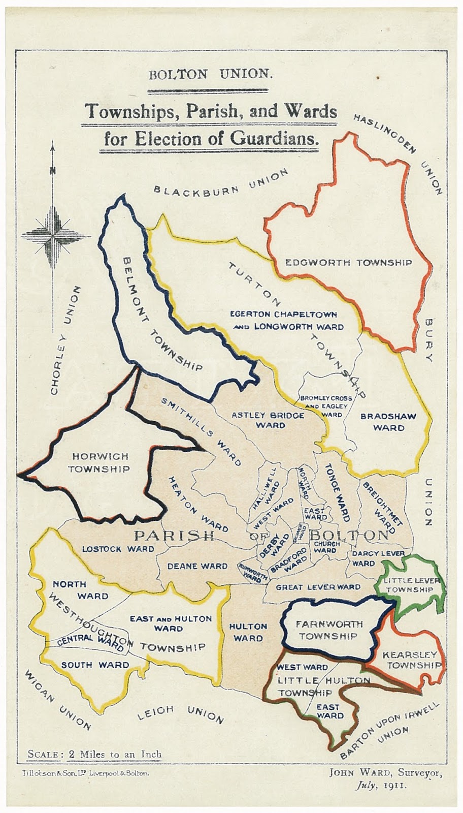 Turton Local History Society Turton Urban District Maps