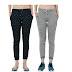 VIMAL JONNEY Women's Regular Fit Trackpants (Pack of 2)