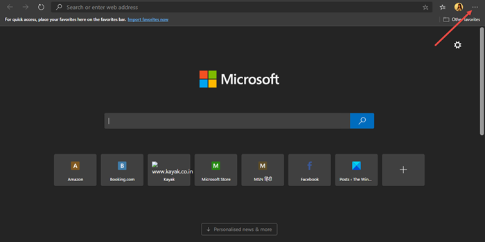 Personnaliser le nouveau navigateur Microsoft Edge