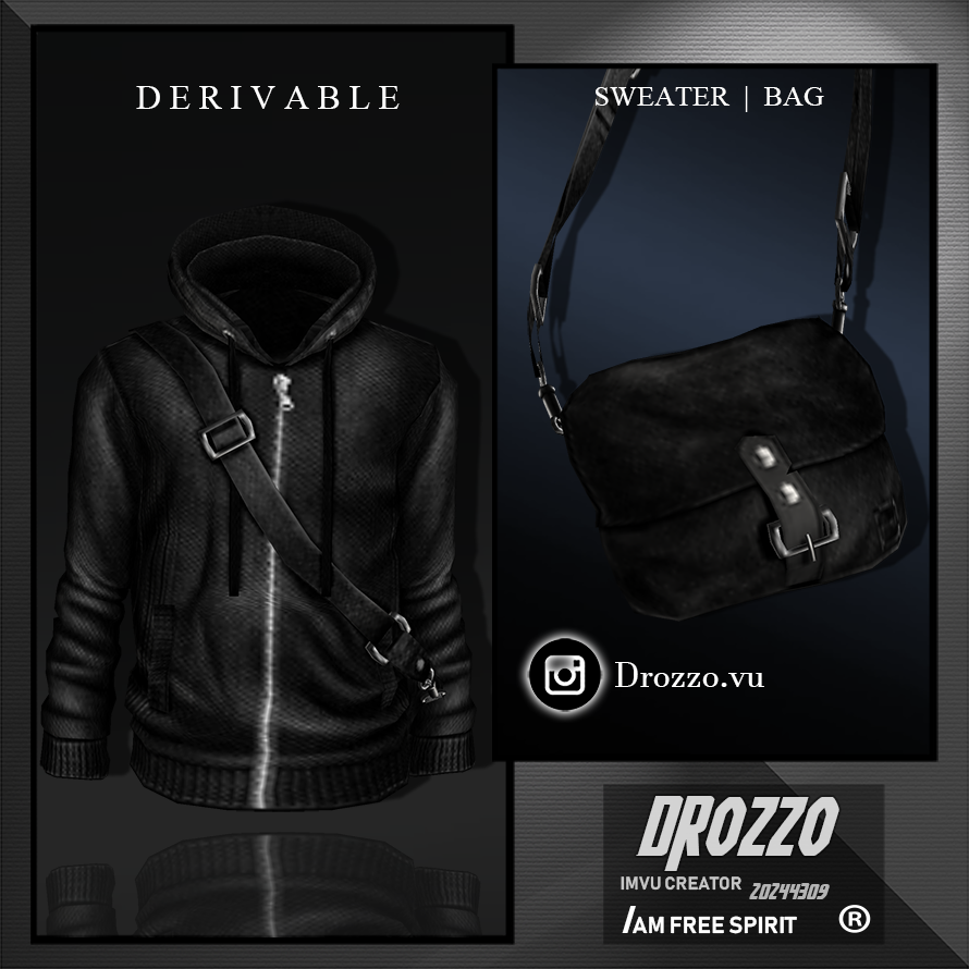 DERIVABLE SWEATER + BAG - DROZZO SHOP