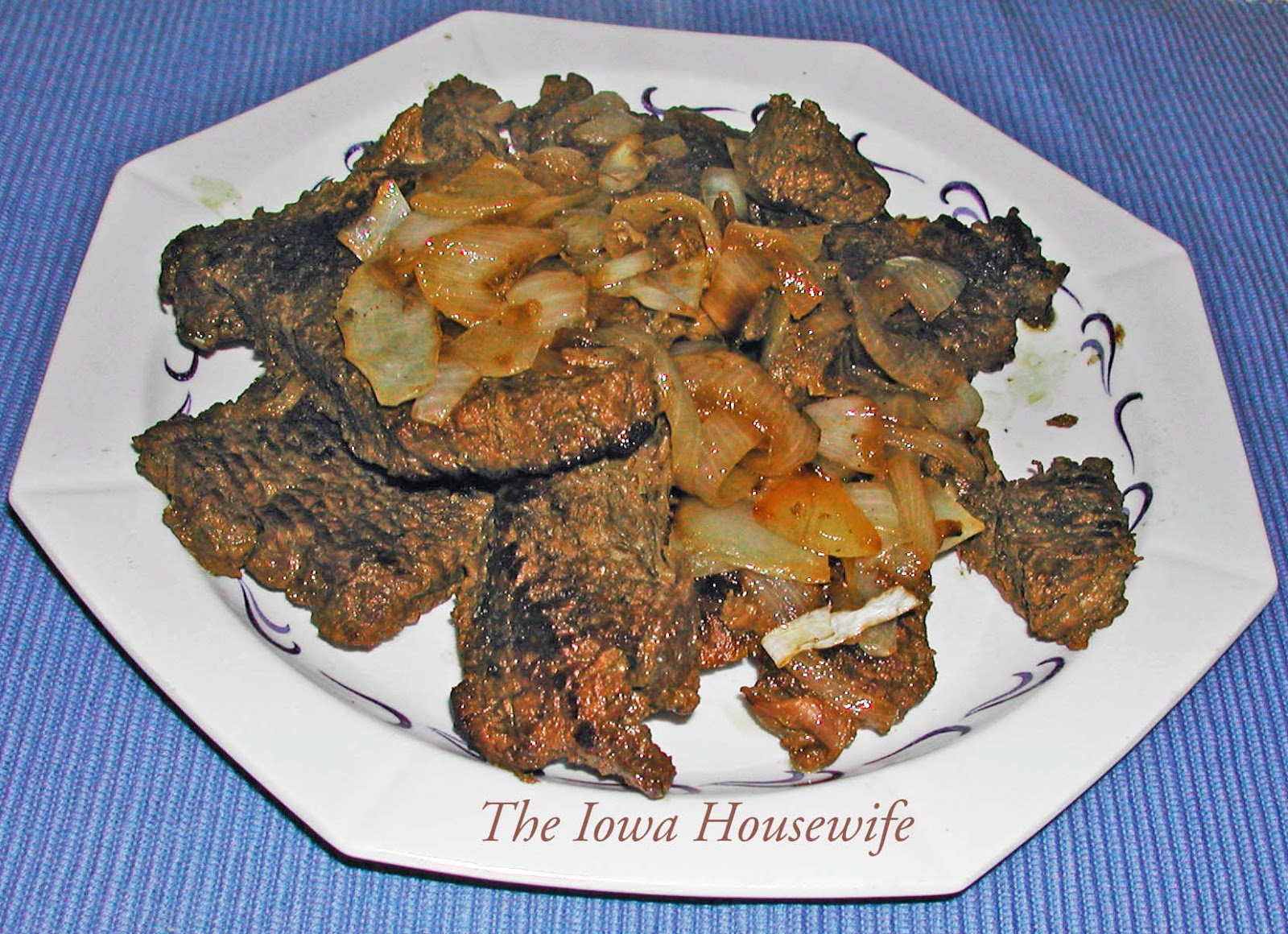 The Iowa Housewife Family Favorites...Deviled Swiss Steak