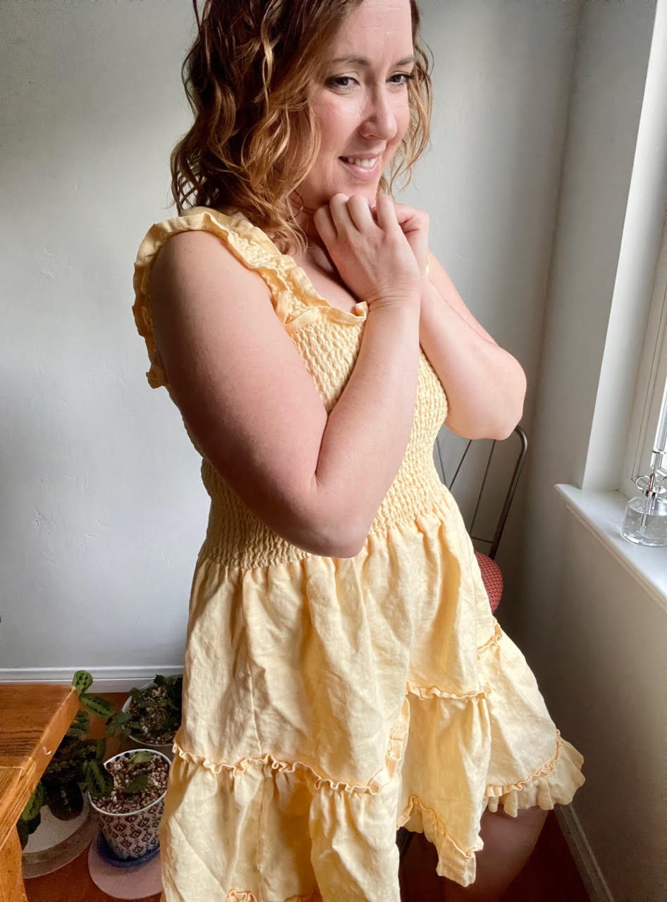 Made by a Fabricista: The DIY Shirred Dress