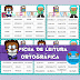 Fichas de leitura - ortografia