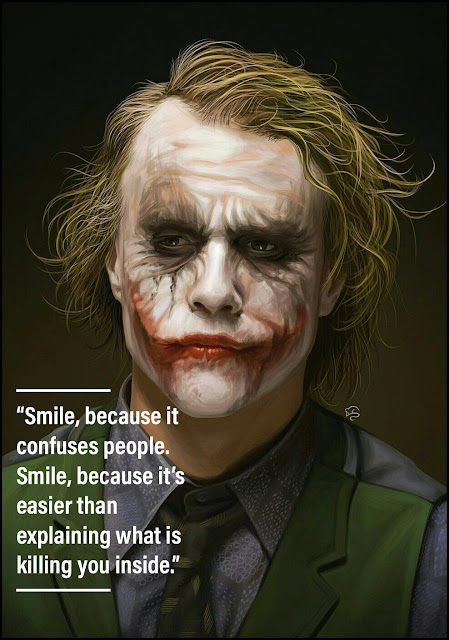 21 Best Heath Ledger Joker Quote images from The Dark Knight | Attitude Whatsapp status