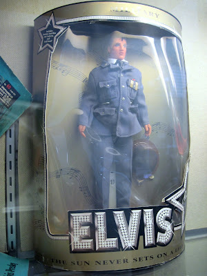 Treasure hunters will find a trove of Old New York classics at Colony Records including this Elvis doll