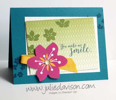 Stampin' Up! Color Theory Memories & More Card #stampinup ~ 2017-2018 Annual Catalog ~ www.juliedavison.com