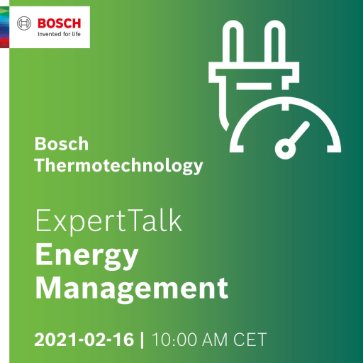 "Bosch Thermotechnology ExpertTalk" 16 de fevereiro 2021 ITO