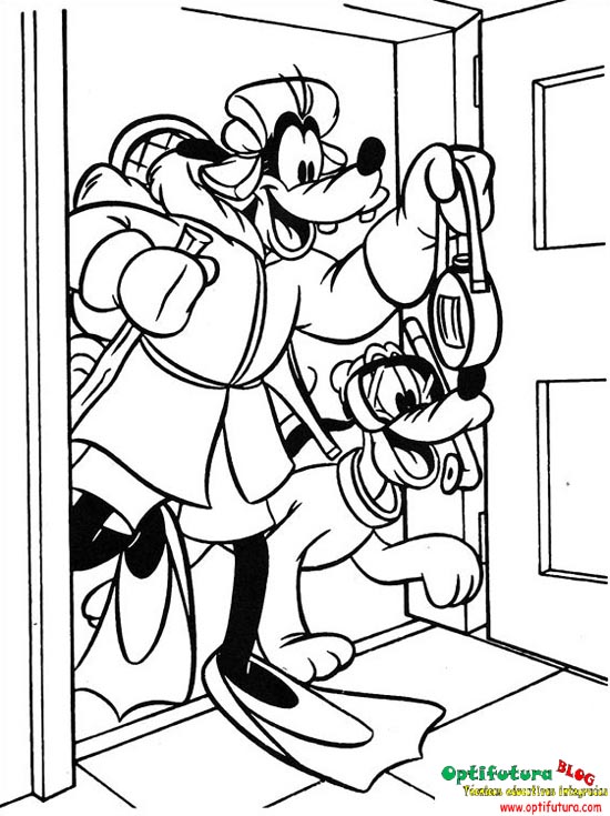 Mickey Mouse y amigos [Dibujos para colorear] ~ Optifutura