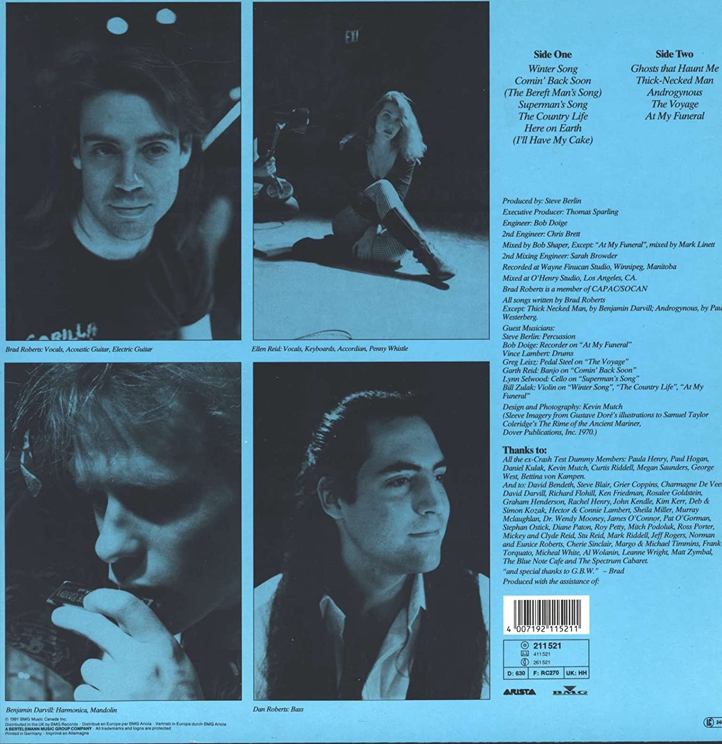 Classic Rock Covers Database Crash Test Dummies The Ghosts That