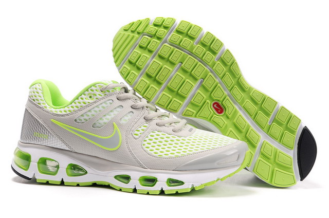 World Fashion Center: Nike Air Max Tailwind 2 Breathe White Green and Black Red Leather