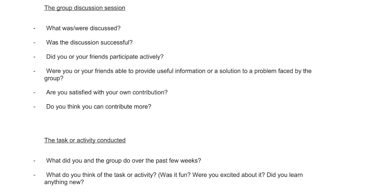 group reflection questions group reflection questions