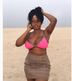 "I promise I can be bad for YOU" curvy Nigeria girl put her assets on display