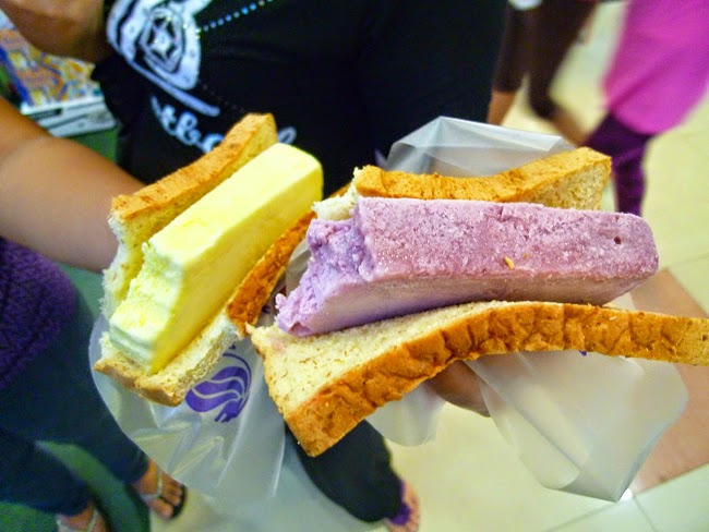 Sandwich de helado en Yakarta