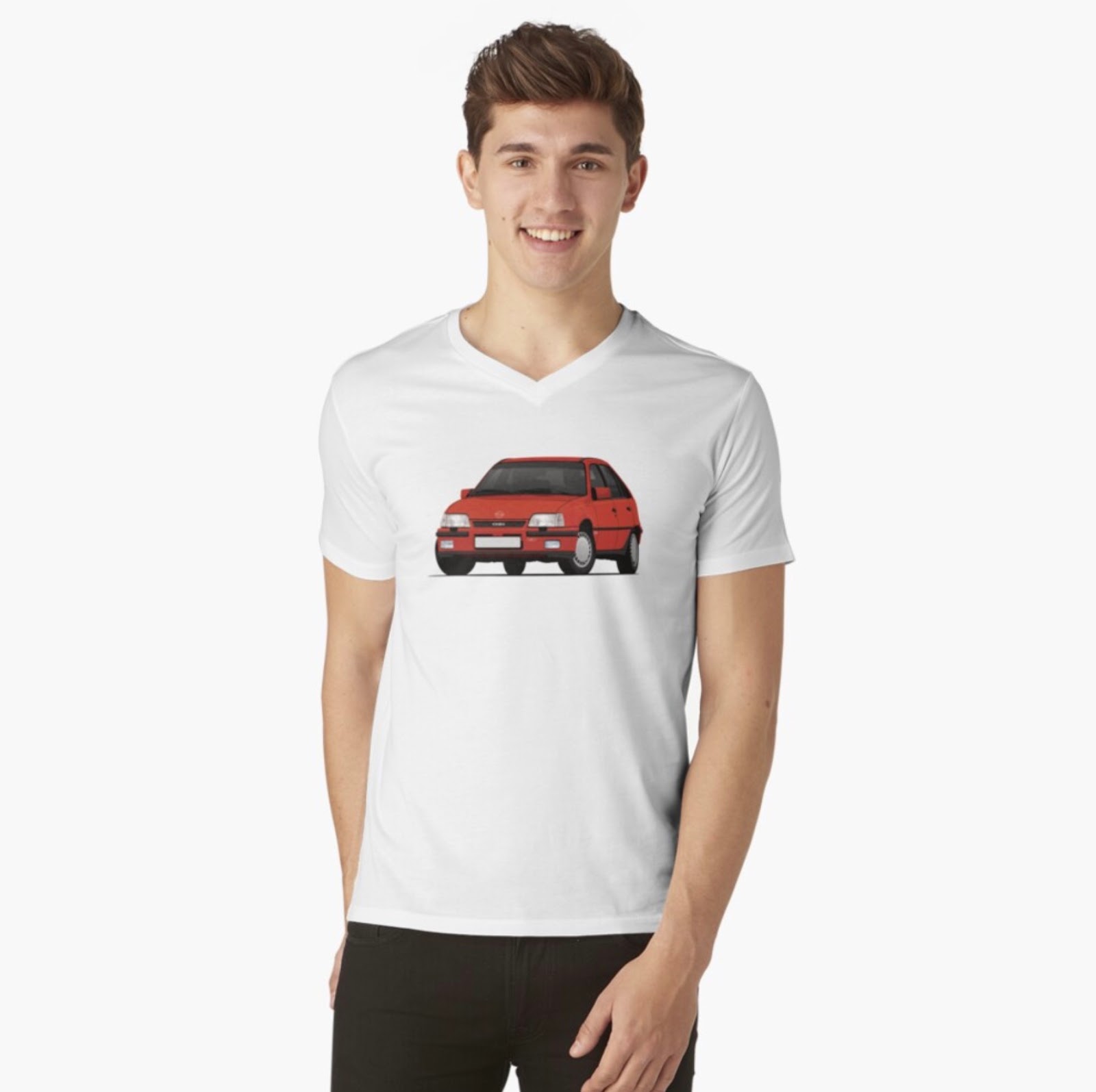 Opel Kadett E GSi 16V - T-shirt | Car shirts | Classic, retro and ...