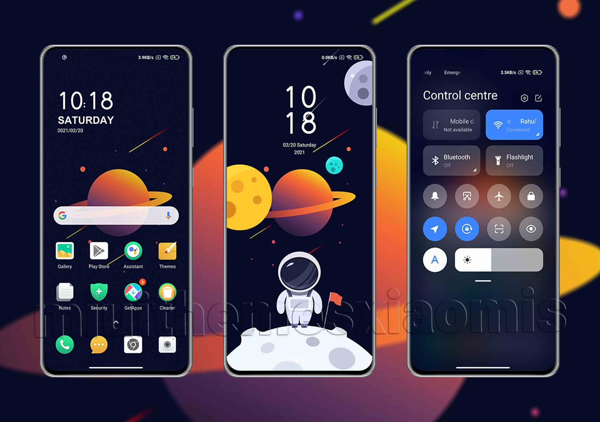 New Space Miui Themes | Cool Elegant Theme With Minimal Icons Pack For  Xiaomi Device