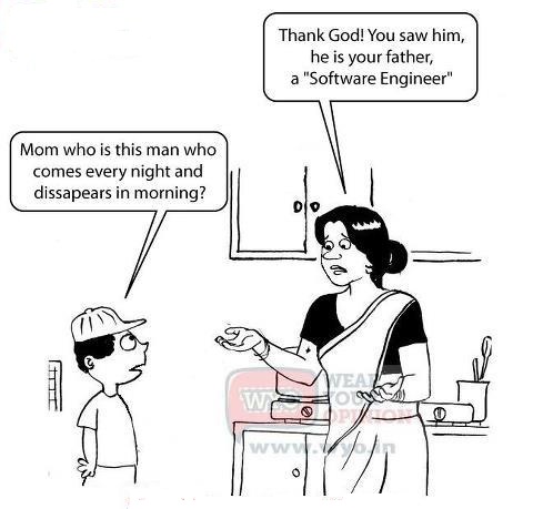 What makes an Engineer - funny cartoon