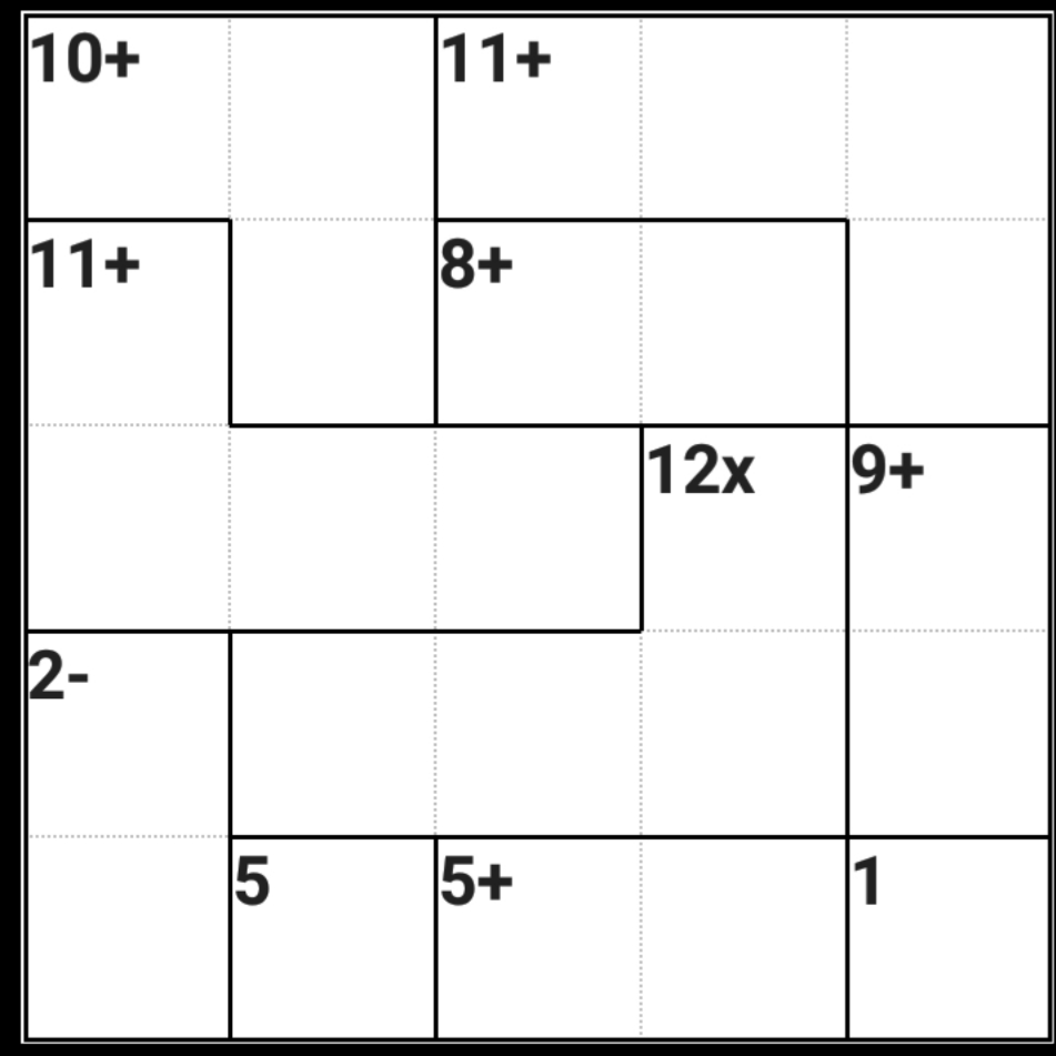 Webster's KenKen Puzzle Logic Revealed: KenKen Puzzle Number 28 - 5x5