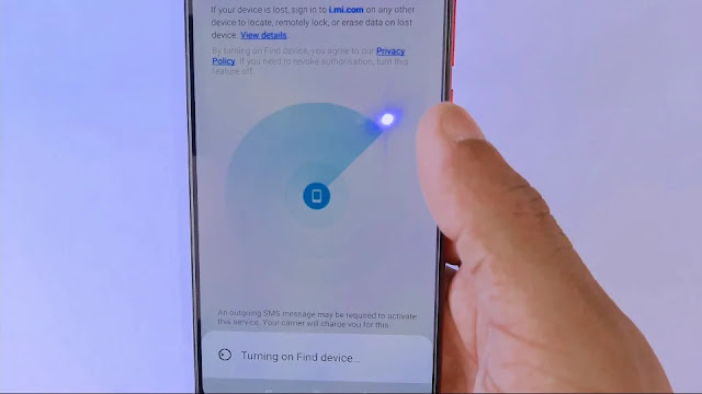 turn on find my device turn on find my device