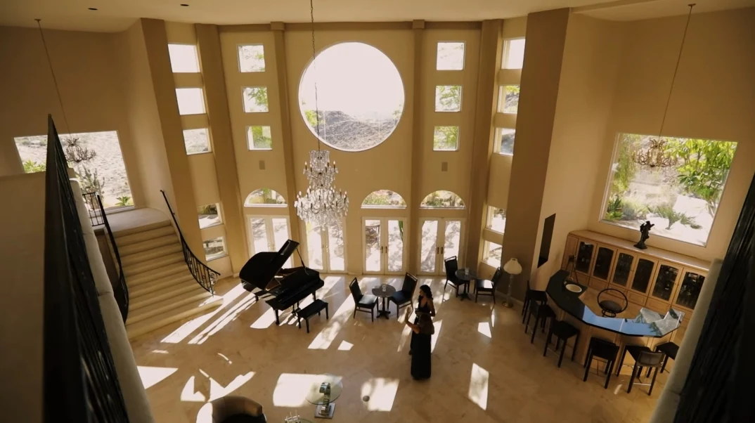 30 Interior Design Photos vs. 71100 Aerie Rd, Palm Desert, CA Luxury Mansion Tour