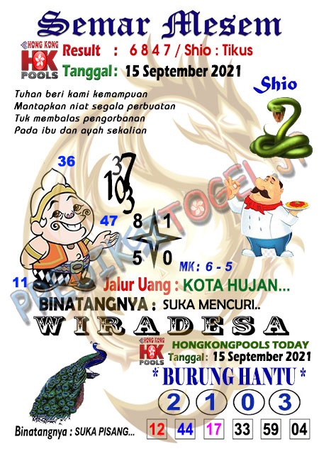 Syair Hk Rabu 15 September 2021 Forum Kode Syair Toto