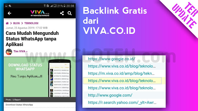 Cara Mudah Mendapar Backlink Gratis di viva.co.id Cara Mudah Mendapar Backlink Gratis di viva.co.id