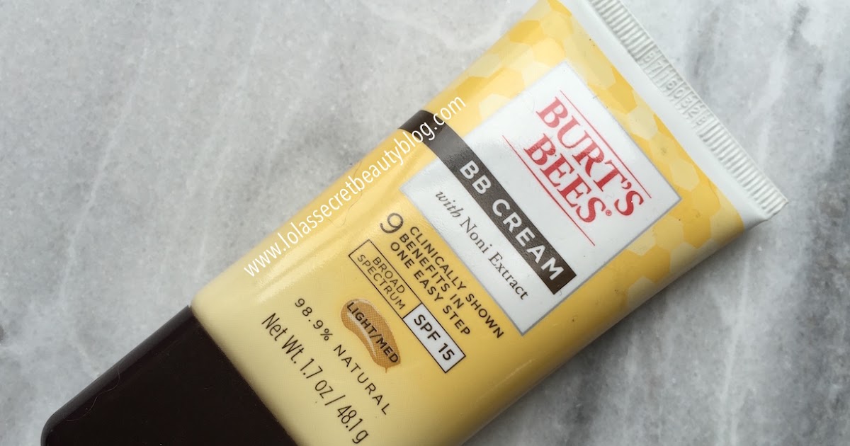 Lot Groenten Verward lola's secret beauty blog: Burt's Bees BB Cream with Noni Extract SPF 15 in  Light/Medium | Review