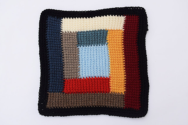 1-Crochet Imagen Colcha de restos de lana a crochet y ganchillo por Majovel Crochet