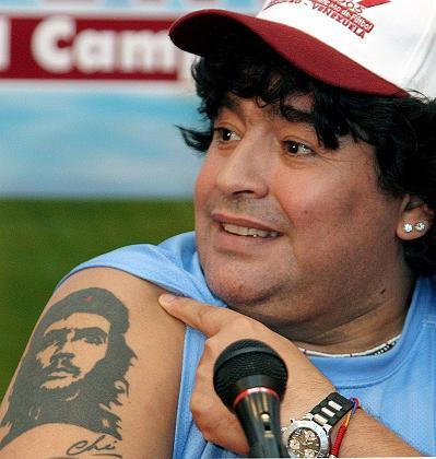 Tatttoo soccer Maradona