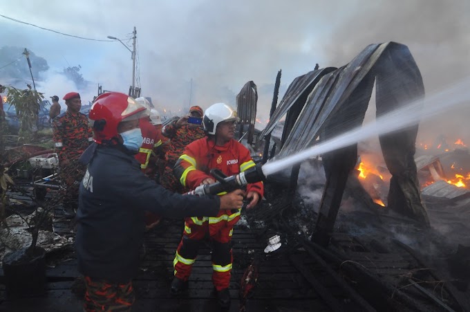 Tragedi Kebakaran Kajadian Ketiga di Kampung Tanjung Aru.
