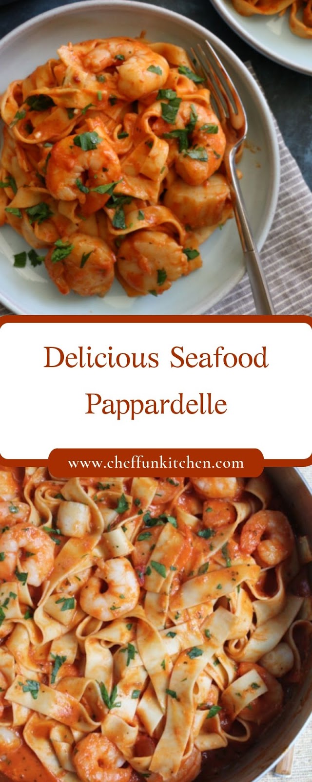 Delicious Seafood Pappardelle Delicious Seafood Pappardelle