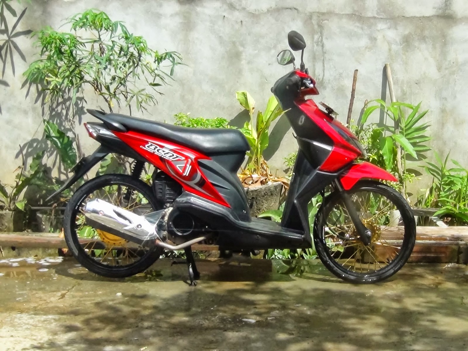  Gambar  Modifikasi  Modifikasi  motor  beat  velg 17