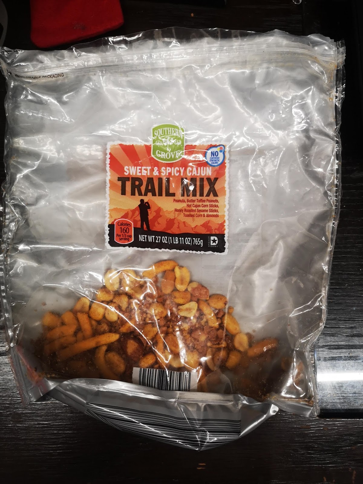 The Budget Reviews Southern Grove Sweet and Spicy Cajun Trail Mix (Aldi)