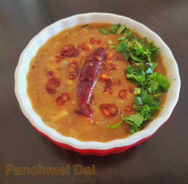 images of Panchmel Dal Recipe / Rajasthani Panchratna Dal Recipe / Pancharangi Dal Recipe - Dal Recipes