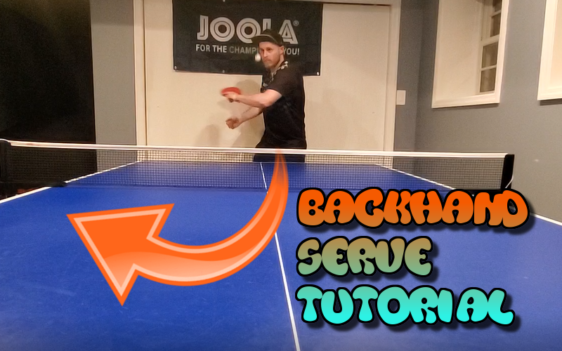 MHTableTennis Learn the Basic Backhand Serve in Table Tennis