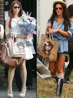 ... the new it bag appears to be a personalised jute tote fashion just