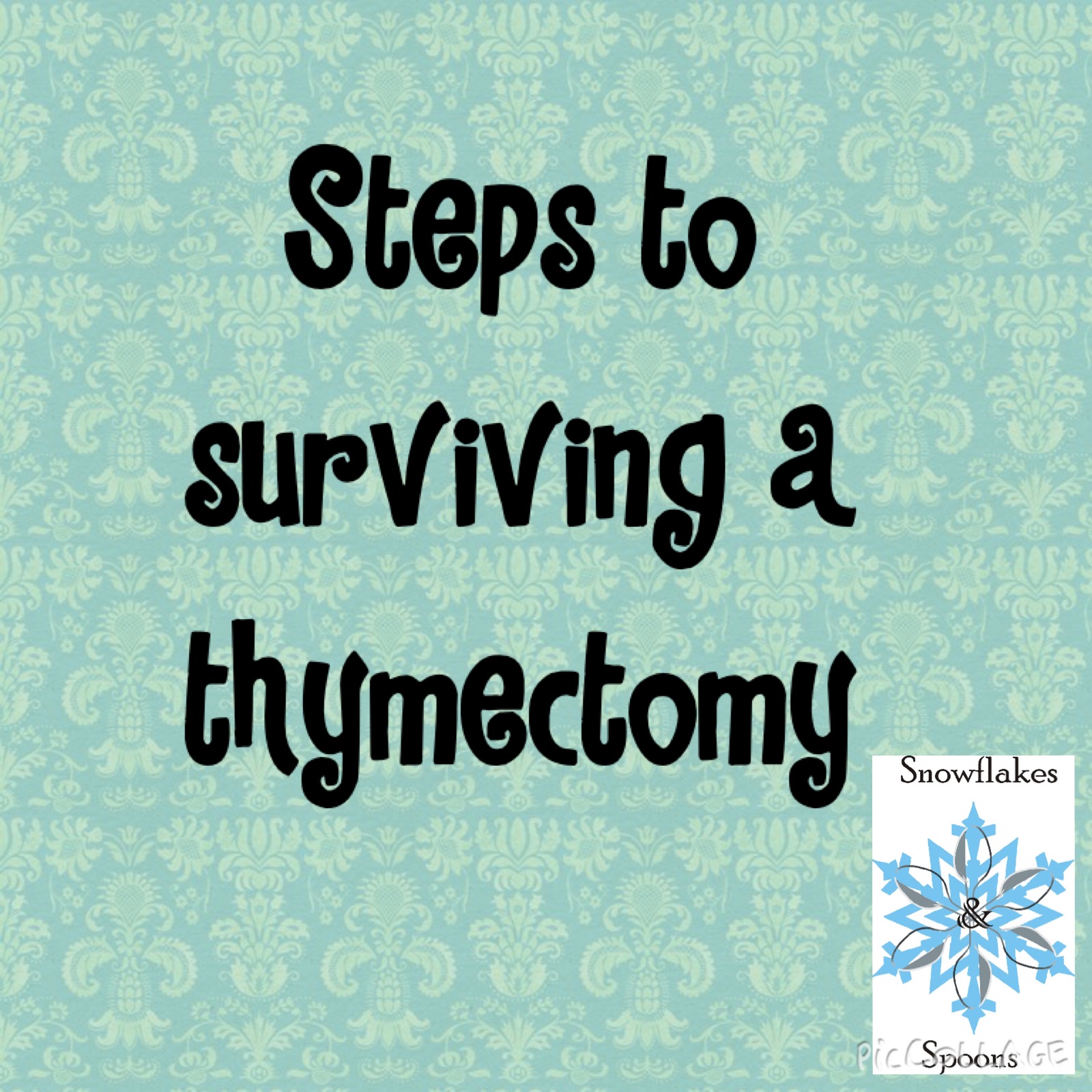 Steps to surviving a Thymectomy