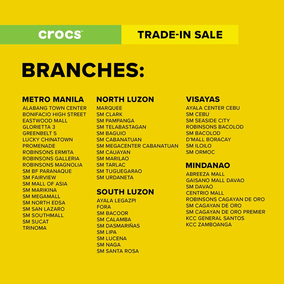 crocs price in sm