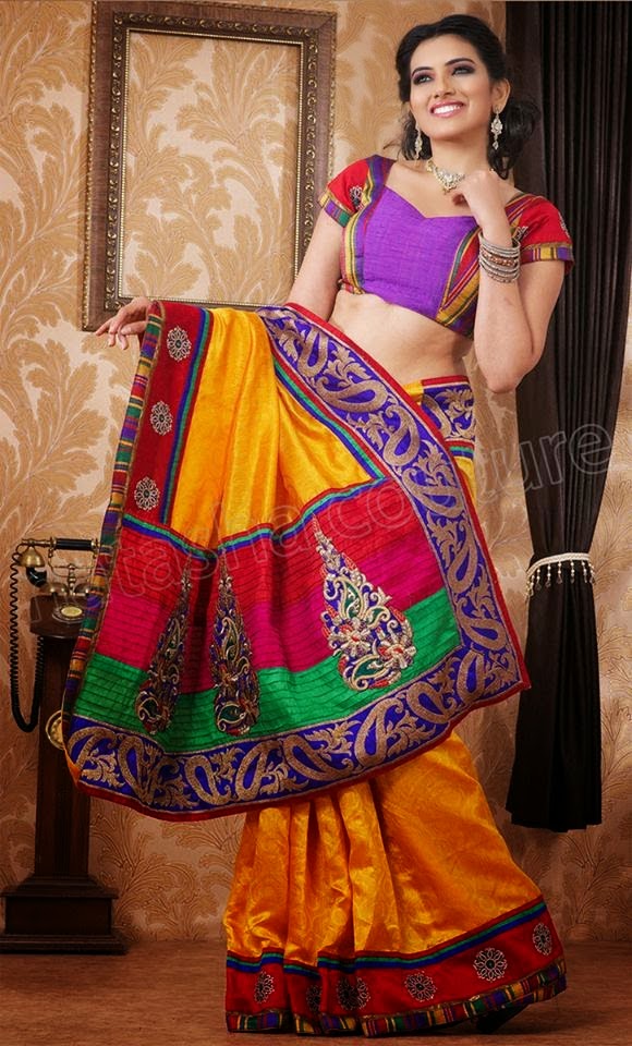 Exclusive And Colorful Sarees Collection For Party Wear By Natasha ...