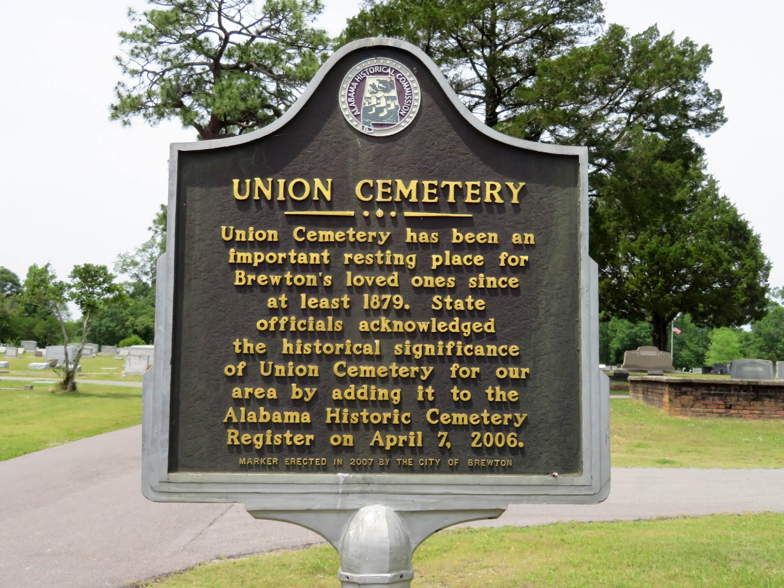 Geographically Yours Cemeteries Brewton, Alabama