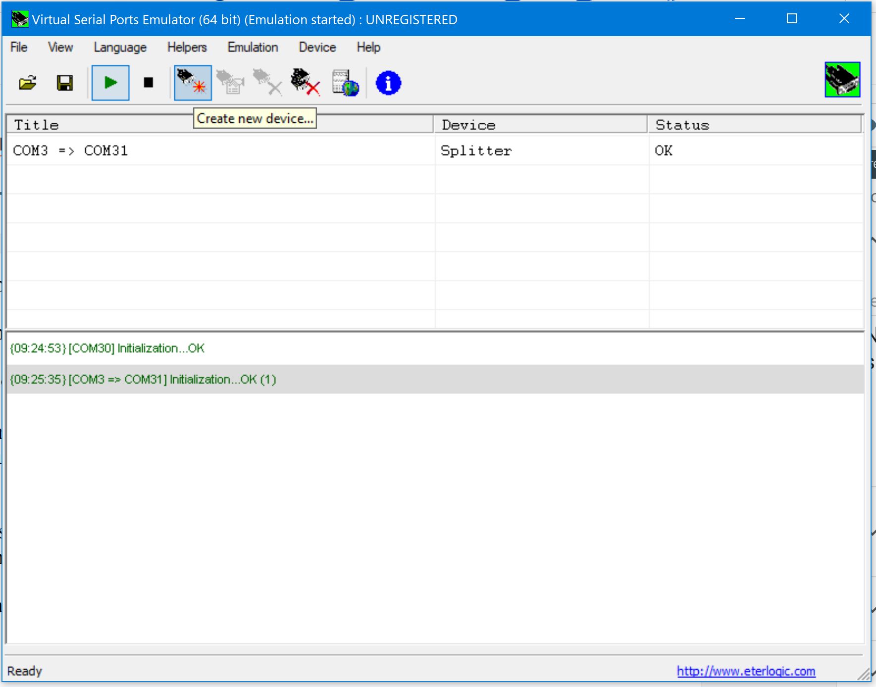 YO3HJV Split one COM port between two software programs