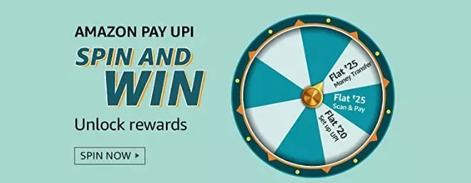  Amazon Pay UPI Spin and Win