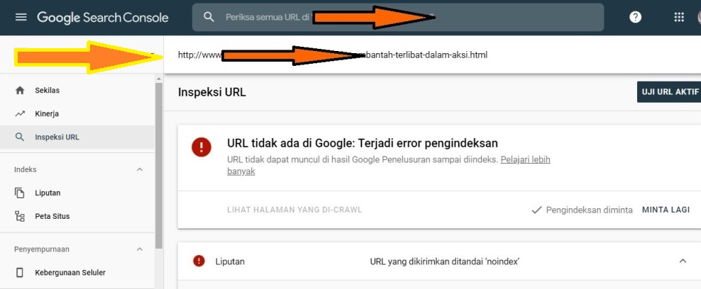 Cara memperbaiki url google