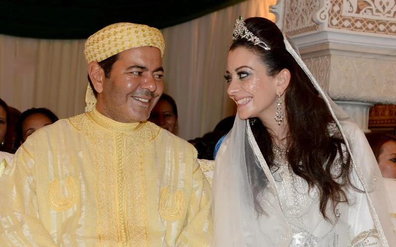 Prince Moulay Rachid with Lalla Oum Keltoum