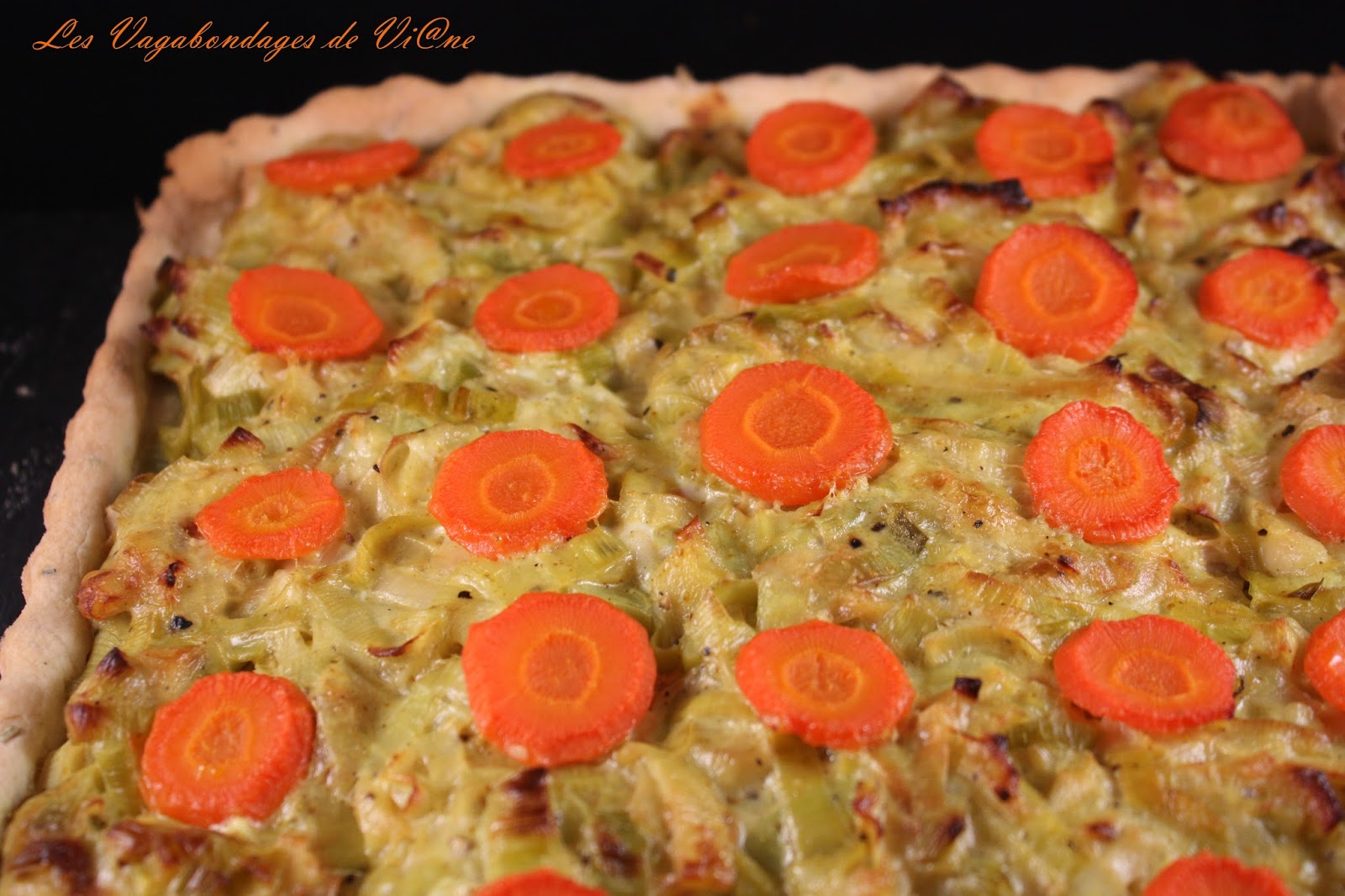 Les Vagabondages De Vi Ne Tarte Poireau Poulet Carotte